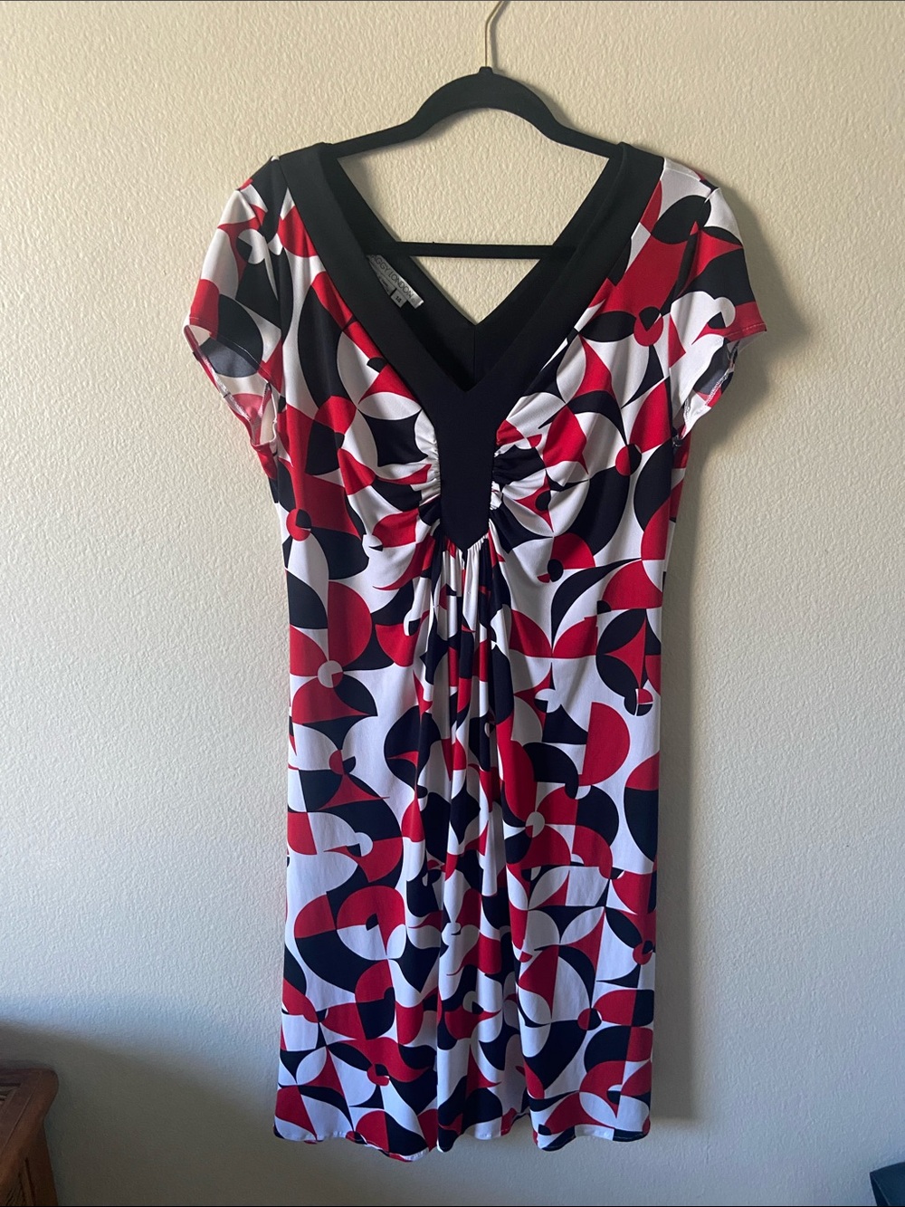 MAGGY LONDON GEOMETRIC DRESS